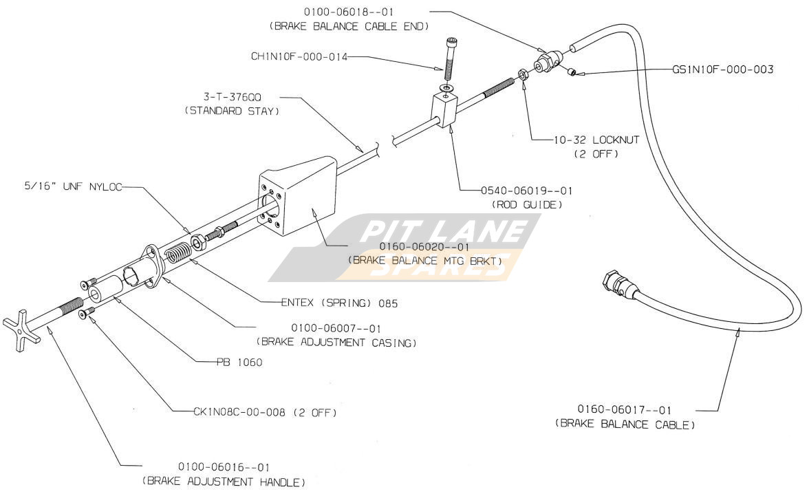 PEDAL STOPS AND PARTS Diagram